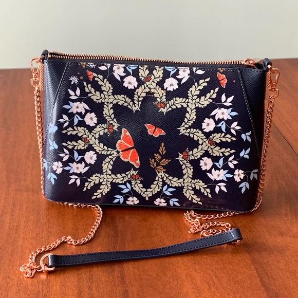 Ted Baker London Handbags - Ted Baker London Floral Print Crossbody Purse